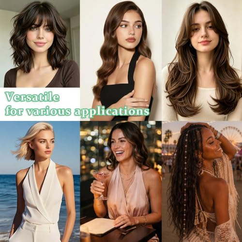 Wig Cap for Women Non Slip 2-in-1 Wig Grip Cap with Band Beige, 2 Packs - Image 7