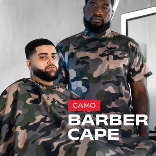 Barber Strong The Barber Cape Haircut Cover for Men, Hair Repelling and Static-Reducing Material, Water Resistant Fabric - Image 2