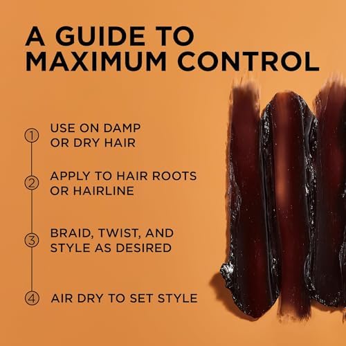 African Pride Black Castor Miracle Extra Hold Braid, Loc, Twist Gel - Extreme Hold Braiding Hair Gel, Edge Control & Tames Frizz, No Flake | Natural Ingredients, Coconut Oil | 8oz - Image 4