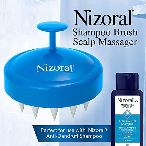 Nizoral Hair Shampoo Brush, Scalp Massager for All Hair Types, 2 Pack - Image 2