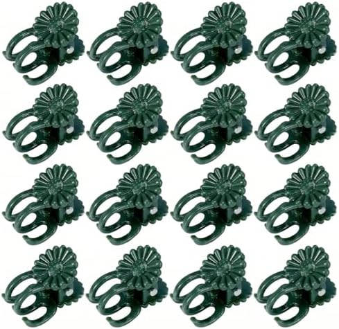 Plant Clips 50 Pcs, Orchid Support Clips, Flower Vine Garden Clips for Climbing Plants by Unknown