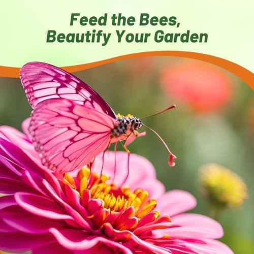 Outsidepride Luminosa Zinnia Seeds - 1000 Seeds Annual, Heat & Drought Tolerant Flower Seeds for Planting w/Vibrant Blooms for Pollinator Gardens & Floral Arrangements - Image 5