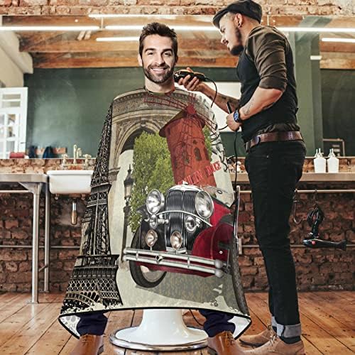 Barber Capes Polyester Hair Cutting Salon Cape with Snaps Beard Bib Hairdresser Gown Stylist Cape For Men Women - Image 2