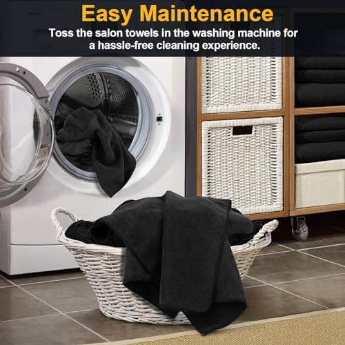 UNIMADE Salon Towels 96 Pack, Microfiber Barber Towels Bulk - Image 4