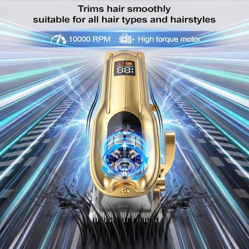 SHYEEH Hair Clippers for Men Set, Hair Trimmer & Beard Trimmer for Men Set - Image 7