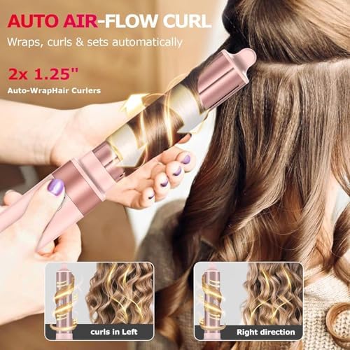 MESCOMB 5-in-1 Hot Air Styler Wrap for Fast Drying and Auto-Wrap Curling - Image 3