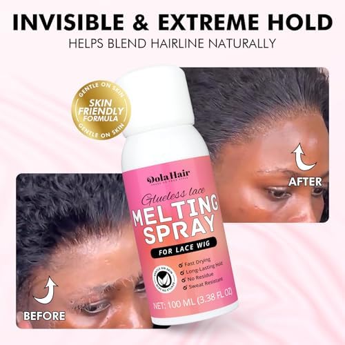 Dolahair Lace Melting Spray for GlueLess Wigs lace Bond Adhesive Glue Spray - Image 6