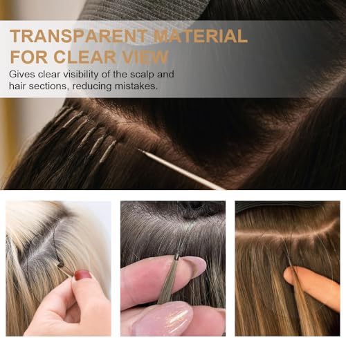 10Pcs Acrylic Hair Extension Shield Guards K Tip Hair Tools - Image 6
