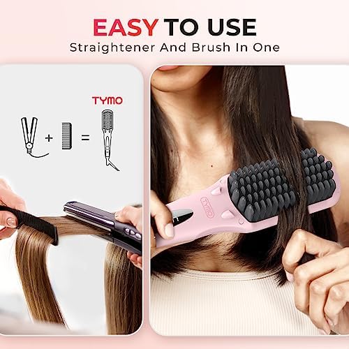 TYMO Ionic Hair Straightener Brush - One-Step Hair Straightener for Women - Image 2