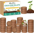 ZeeDix Coco Coir Pellets, 50 Pcs 40mm Seed Starter Soil Pods for Planting by ZeeDix