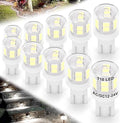 12V T5 T10 Wedge Base 2W 6000K Daylight White 194 921 LED Bulb, 10 Pack by Hylroe