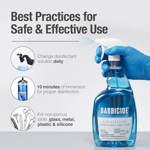 BARBICIDE Disinfectant Spray, 2 oz Bottles (Pack of 6) – EPA Registered, Ready-to-Use Professional Salon & Barber Tool Disinfectant - Image 6