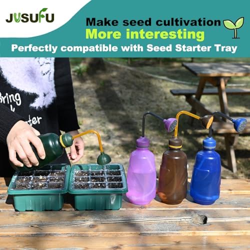 Watering Can for Seedlings,0.45L (Brown) - Image 2