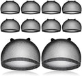 HD Wig Cap, IKOCO 8Pcs Transparent Wig Cap for Women Ultra Thin, Black by Shineforyourbeauty