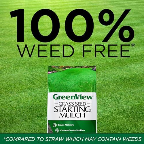 GreenView Grass Seed Starting Mulch, Grass Seed Cover, 18 lb. Bag - Image 5