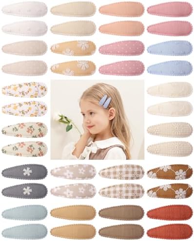 doboi Toddler Hair Clips for Girls Baby Barrettes-40PCS Pastel Floral by doboi