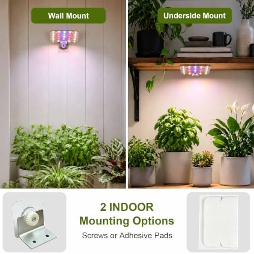 Wall Mounted Grow Light for Indoor Plants, Full Spectrum, 1-Pack - Image 5