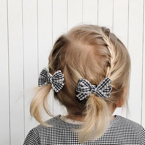 20 PCS Baby Hair Clips Set 2'' Toddler Girl Hair Bows Fully Covered Barrettes Infant Tiny Hair Accessories for Babies Kids Fine Hair - Image 3