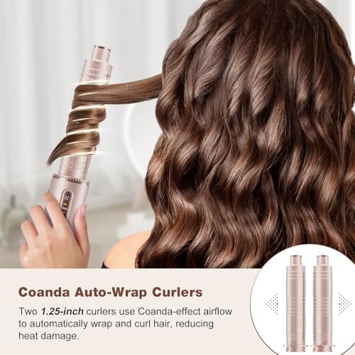 7MAGIC 7-in-1 Air Multi-Styler & Hair Dryer Brush with Auto-Wrap Curlers - Image 5