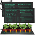 Seedling Heat Mat for Seed Starting,10" x 20.75" Waterproof Heating Pad for Indoor Plants Germination, Gardening, Hydroponic, Greenhouse by AUPETEK