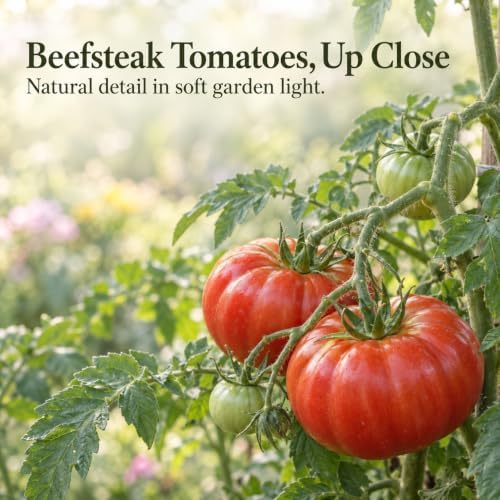 ZEshops 100 Red Beefsteak Tomato Seeds for Planting, Home Garden - Image 3