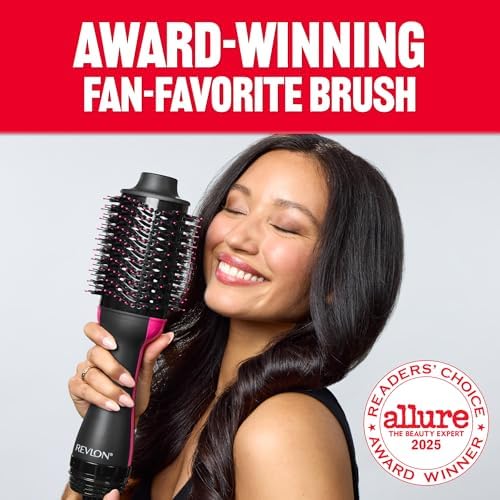 REVLON One-Step Volumizer Hair Dryer and Styler, 2.8 in Barrel, Black - Image 4