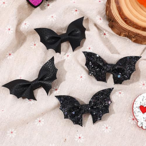 4Pcs Halloween Bat Hair Clips for Girls - Image 7