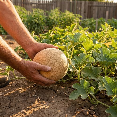 50 Hale's Best Cantaloupe Seeds for Planting - Sweet Aromatic Heirloom, Non-GMO, USA Grown by RDR Seeds - Image 6