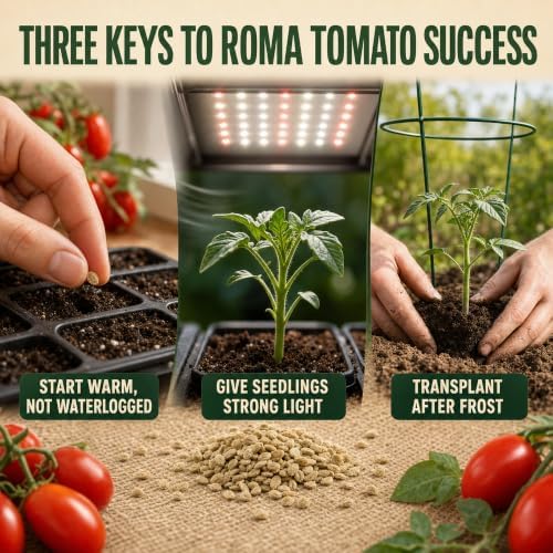 300+ Roma Tomato Seeds - Heirloom Non-GMO USA Grown Premium Seeds for Planting by RDR Seeds - Image 5