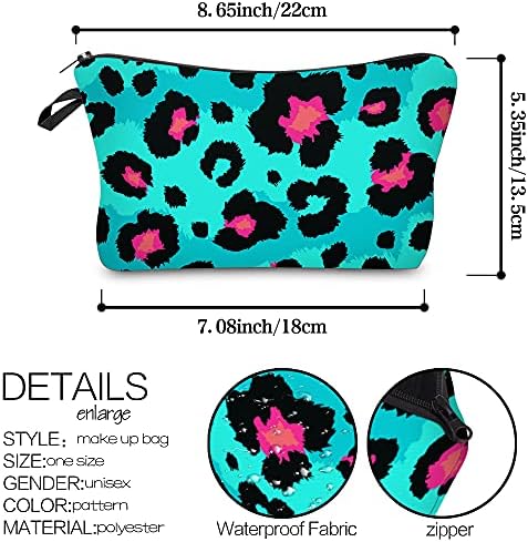 Deanfun Small Makeup Case - Cute and Waterproof Cosmetic Bag for Women (D1-51488) - Image 2