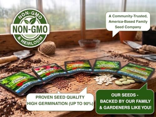 30,000+ Non-GMO Heirloom Seeds, 30 Fruit & Vegetable Varieties - Image 6