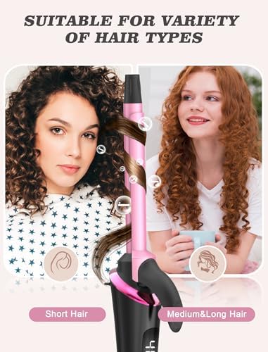 Mini Travel Curling Iron 1/2 inch,Dual Voltage with European Plug Adapter - Image 7