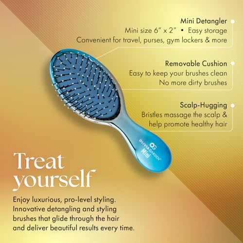 Olivia Garden Aurora Detangler Brush for Wet and Dry Fine to Medium Hair - Detangling Brush for Women, Men, Kids - Image 4