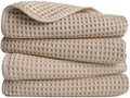 POLYTE 430 GSM Poly Blend Microfiber Quick Dry Waffle Hand Towel, 16x30 in by Polyte