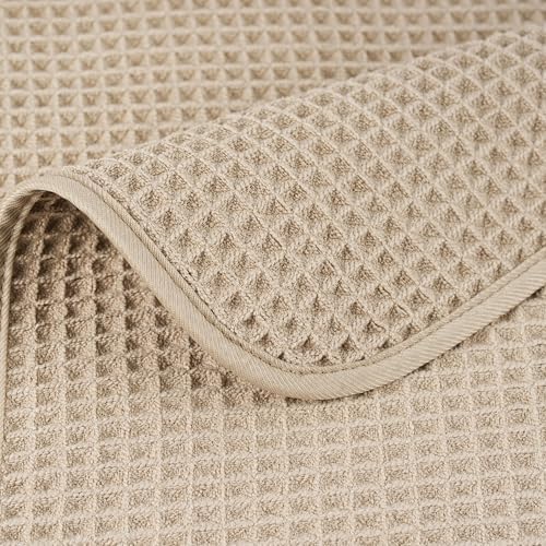 POLYTE 430 GSM Poly Blend Microfiber Quick Dry Waffle Hand Towel, 16x30 in - Image 6