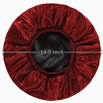 2pcs Satin Silk Hair Bonnet for Sleeping, Sleep Bonnets for Women - Image 5