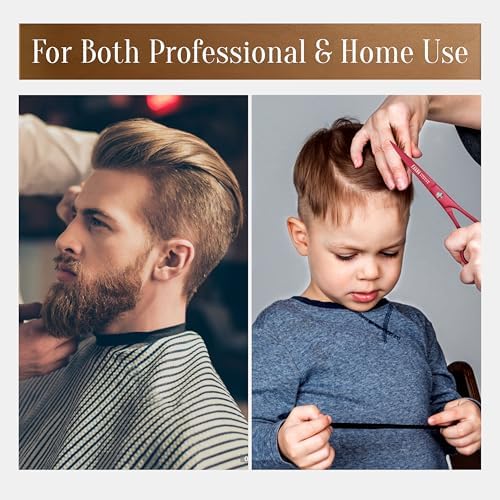 Facón Hair Cutting Scissors - Professional Hair Scissors 6.5 Inch Razor Edge Barber Shears Salon Hair Cutting Shears - Japanese Stainless Steel - Precision Cutting Premium Shears for Men, Women & Kids - Image 5