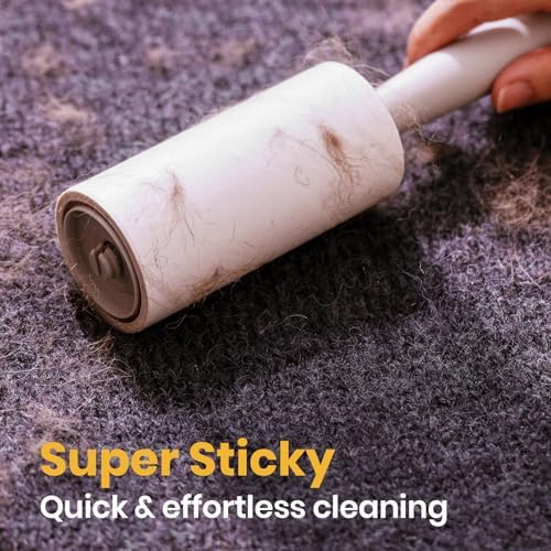 DELOMO Lint Roller for Pet Hair Extra Sticky, Mega Value Set of 1000 Sheets - Image 2