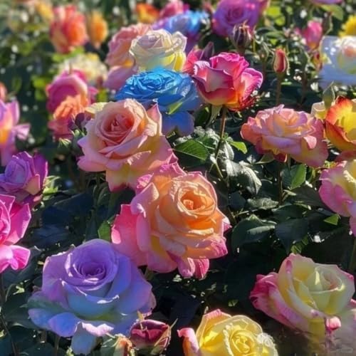 Rose Flower Seeds for Planting, 280+ Mixed Rose Seeds, Perennial Flowers, Non-GMO Heirloom Bush Vine Seed for Garden Bonsai - Image 3