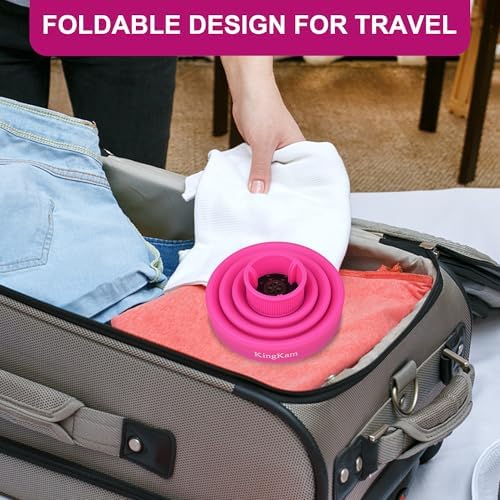 KingKam Collapsible Silicone Hair Diffuser, Fit 1.575-1.968 inch Nozzle - Image 6