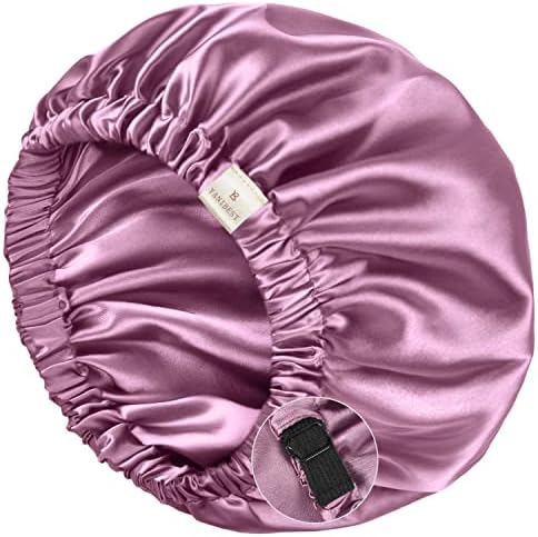 YANIBEST Satin Bonnet for Sleeping Women Men, Adjustable Hair Bonnet by yanibest