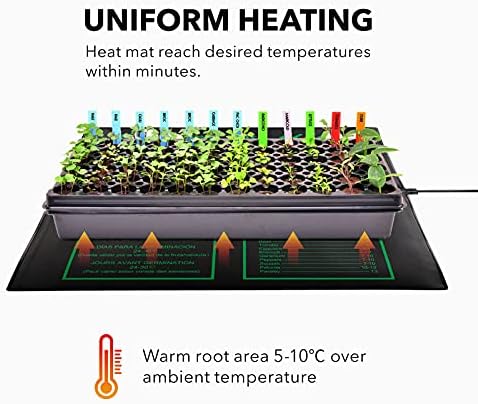 BN-LINK 20" x 20.75" Seedling Heat Mats for Seed Starting Plant Germination - Image 5