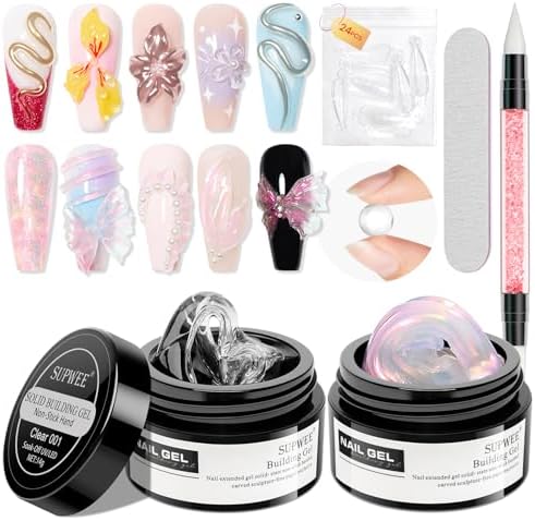 Nail Extension Gel Solid Builder Gel for Nails 3D Sculpture Gel by SUPWEE