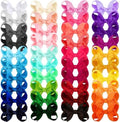Oaoleer 40 Colors 3" Hair Bow Clips for Girls Tolddler Hair Accessories by Oaoleer