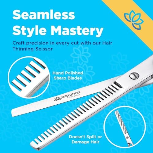 Equinox Professional Hair Cutting Scissors Set - Blending Shears for Hair - Image 7