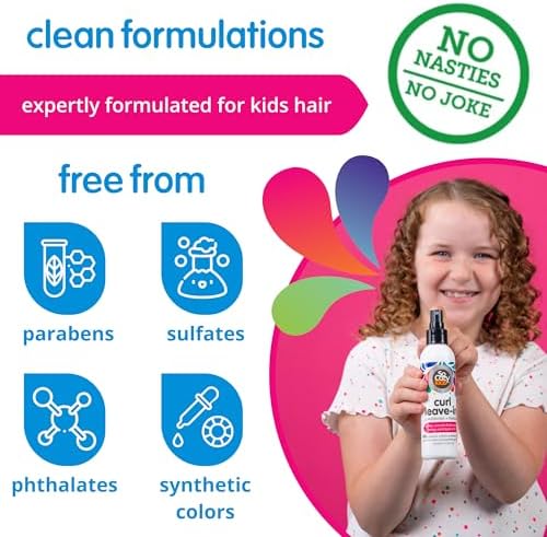 SO COZY Kids Curl Leave In Conditioner + Therapy Spray, 5.2 Fl Oz (Pack of 12) - Image 5