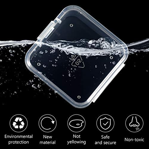 Jetec 6 Pieces Small Clear Plastic Storage Box, 1.7 x 1.7 x 0.8 Inch - Image 3
