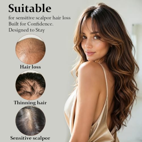 Wig Cap for Women Non Slip 2-in-1 Wig Grip Cap with Band Beige, 2 Packs - Image 5