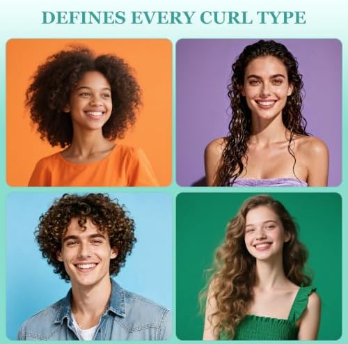 Curl Defining Brush with Wide & Narrow Teeth, Defines & Detangles Men/Women - Image 6