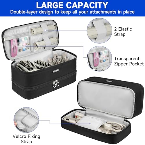 Travel Carrying Case Compatible with Shark Glam/Shark Flexstyle/FlexFusion - Image 3